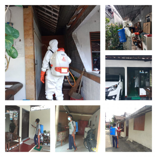 Spraying mandiri RT18 - RW 12 Karangasem Gempol,